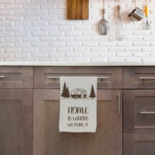 The Lucid Lab Camper Vintage / Karavan Mutfak Havlusu 2 Adet