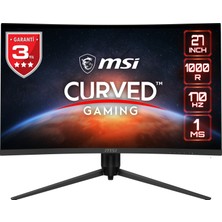 MSI 27" G271CQP E2 2560x1440 (WQHD) 16:9 CURVE 1000R VA 170HZ 1MS ADAPTIVE-SYNC GAMING MONITOR