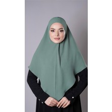 Hürrem Bone Çağla Yeşili Pratik Hazır Geçmeli Tesettür Eşarp Aerobin Kumaş Düz Hijab 2309_32