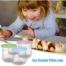 Silhouette Dondurma Pint Kupası, Ninja Creami Pints NC301 NC300 NC299AMZ Serisi Dondurma Makinesi Için Kapaklı Dondurma Kapları (Yurt Dışından)