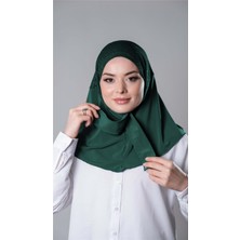Hürrem Bone Zümrüt Pratik Hazır Geçmeli Tesettür Eşarp Sandy Kumaş Arkadan Çıtçıtlı 2206_37
