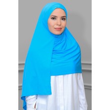 Hürrem Bone Bebe Mavisi Pratik Hazır Geçmeli Malezya Şal Sandy Kumaş Sade 1851_11