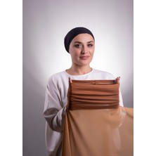 Halven Gold Pratik Hazır Geçmeli Şal Şifon Boru Boneli 3001_03