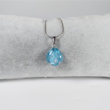 Hanecambaz Murano Cam Damla Burgu Kolye El Yapımı