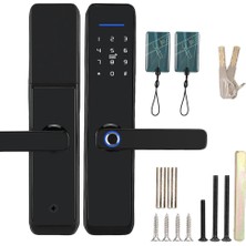Rxr R-Lf1 Wifi Şifreli Parmak Izi Okuyuculu Akıllı Kapı Kilidi