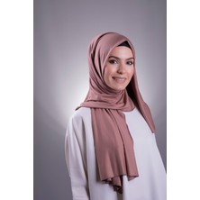 Hürrem Bone Açık Vizon Düz Klasik Şal Viskon Kumaş Likralı Penye 202101_38