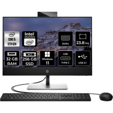 Hp Proone 440 G9 Intel Core I5 12400T 32GB 256GB SSD 23.8" Fhd W11P All In One Bilgisayar 6D379EA 6D379EAP726