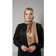 Hürrem Bone Bej Şerit Çizgili Şal Viskon Kumaş Bursa Dolama 202109_12