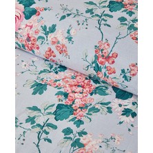 Mystic Rose Çift Kişilik Nevresim Seti Mavi