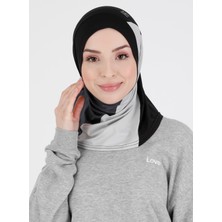 Ecardin Renkli Sport Hijab - Premium Atletik Sporcu Kadın Başörtüsü Hazır Konforlu Tesettür Hijab