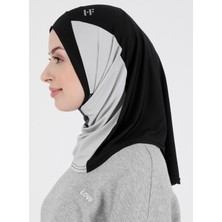 Ecardin Renkli Sport Hijab - Premium Atletik Sporcu Kadın Başörtüsü Hazır Konforlu Tesettür Hijab