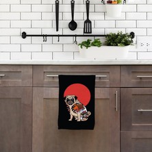 The Lucid Lab The Pug - Köpekli Mutfak Havlusu 2 Adet