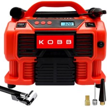 Kobb KB300 160 Psı Dijital Basınç Göstergeli Lastik ve Yatak Şişirme Pompası 12VOLT/220VOLT