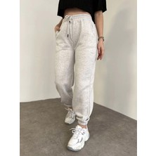 Yakamel Kadın 3 Iplik Şardonlu Eşofman Altı