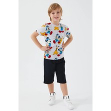 Disney Mickey Mouse Erkek Çocuk Kapri Takım