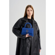 Lucky Bees Kroko Desenli Kadın El ve Omuz Çantası