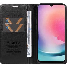 Cool-M Case Samsung Galaxy A25 5g Deri Kasa Manyetik Folyo Telefon Kılıfı (Yurt Dışından)