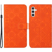 Cool-M Case Samsung Galaxy A15 5g Baskılı Çiçek Stand Telefon Kılıfı (Yurt Dışından)