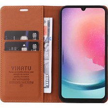 Cool-M Case Samsung Galaxy A25 5g Manyetik Otomatik Kapanış Stand Cep Telefon Kılıfı (Yurt Dışından)