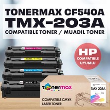 tonermax HP 203A Muadil Toner Set - A Plus / Pro M254 / M280 / M281 / Cf 540