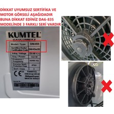 Kumtel DA6-835 Aspiratör Karbon Filtresi 16 CM 3 Tırnaklı Serfitika Kodu-DA6KDAC33R