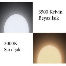Ledvance 24W LED Plafonyer 3000K Sarı Işık Tavan Balkon Banyo Lambası