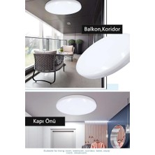 Ledvance 24W LED Plafonyer 3000K Sarı Işık Tavan Balkon Banyo Lambası