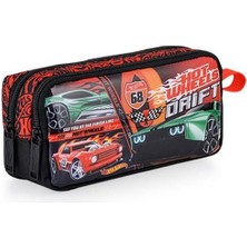 Hot Wheels Kalem Çantası Çift Gözlü Drift