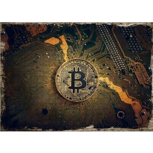 Tablomega Ahşap Mdf Puzzle Yapboz Bitcoin 500 Parça 50*70 cm