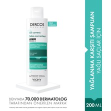 Vıchy Dercos Oil Correct Dermatological Shampoo 200 ml