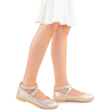 Kiko Kids Vakko Cırtlı Kız Bebek Babet Ayakkabı Arç 04