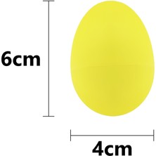 Jwin PE-102 Yumurta Marakaş Orff - Ritim Aleti Seti - Sarı