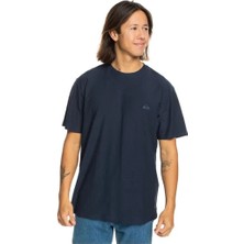 Quiksilver Slub Roundneck Erkek Lacivert Tshirt EQYKT04337-BYJ0