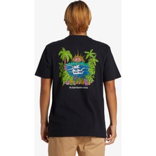 Quiksilver Island Sunrıse Moe Erkek Siyah Tshirt AQYZT09543-10010