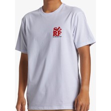 Quiksilver Surf Moe Erkek Beyaz Tshirt AQYZT09542-10