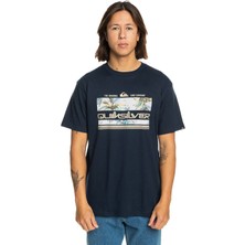 Quiksilver Tropical Rainbow Erkek Mavi Tişört