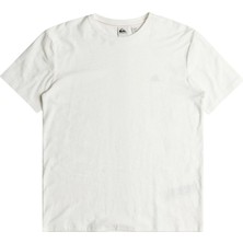 Quiksilver Slub Roundneck Erkek Beyaz Tshirt EQYKT04337-WBK0