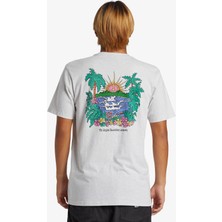 Quiksilver Island Sunrıse Moe Erkek Beyaz Tshirt AQYZT09543-SCVW