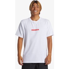 Quiksilver Qs Clıcker Logo Dna Erkek Beyaz Tshirt AQYZT09602-10