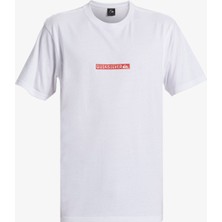 Quiksilver Qs Clıcker Logo Dna Erkek Beyaz Tshirt AQYZT09602-10