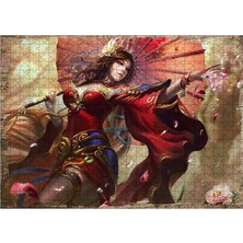 Tablomega Ahşap Mdf Puzzle Yapboz Büyücü Kadın 500 Parça 50*70 cm