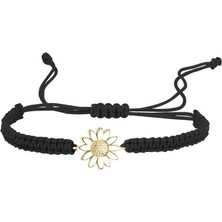 Altın Sepeti Altın Papatya Ip Bileklik