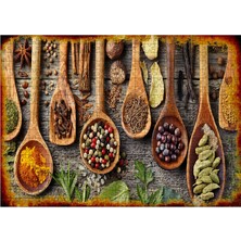 Ahşap Mdf Puzzle Yapboz Doğanın Lezzetleri 500 Parça 50*70 cm