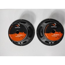 Dator Sv 200.1 Yüksek Performanslı Profesyonel Midrange 20 cm 150W Rms 600W Maksimum (1 Takım/2 Adet Hoparlör)