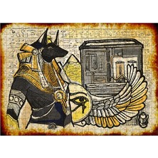 Tablomega Ahşap Mdf Puzzle Yapboz Anubis Ra 500 Parça 50*70 cm