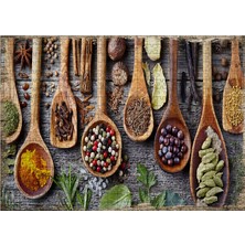 Tablomega Ahşap Mdf Puzzle Yapboz Doğanın Lezzetleri 500 Parça 50*70 cm