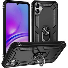 Coolacs Samsung Galaxy A05 ile Uyumlu Kılıf Tam Koruma Yüzüklü Standlı Tank Gövdeli Telefon Kılıfı Kapak