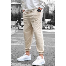 Yakamel Erkek 3 Iplik Jogger Paçası Lastikli Eşofman Altı
