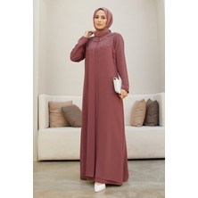 Vavinor Büyük Beden Serra Abiye - Gül Kurusu