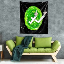 Pelangi Yıkanabilir Leke Tutmaz Mikropetek Kumaş Sessiz Tepki Duvar Örtüsü Duvar Halısı Tapestry